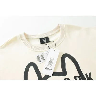 Свитшот Life Work Silhouette "Cream" фото № 4