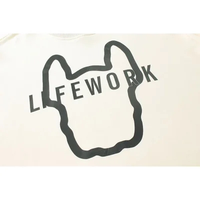 Свитшот Life Work Silhouette "Cream" фото № 5