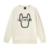 Свитшот Life Work Silhouette "Cream"