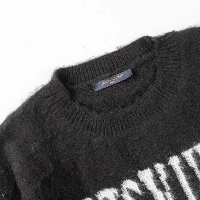 Худи Louis Vuitton Knitted Pull-on Brand "Black" фото № 5