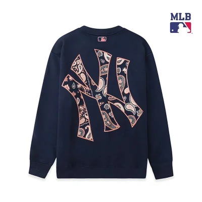 Свитшот MLB Big Crooked Logo Behind "Blue" фото № 2 Свитшот MLB Big Crooked Logo Behind "Blue" фото № 2