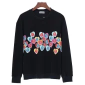 Свитшот Moncler Colored Hearts "Black"