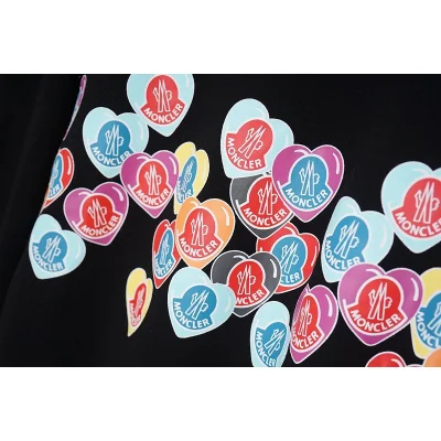 Свитшот Moncler Colored Hearts "Black" фото № 6