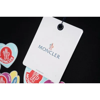 Свитшот Moncler Colored Hearts "Black" фото № 7