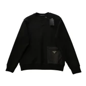 Свитшот Prada With Pocket And Logo "Black"