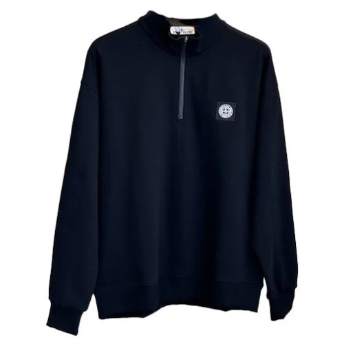 Свитшот Stone Island With Lock "Blue/Black"