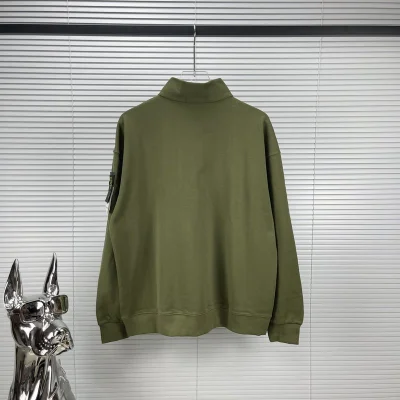 Свитшот Stone Island With Patch With Large Text - ZIP "Green" фото № 7
