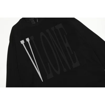 Свитшот Vlone Gray Letter V "Black" фото № 3