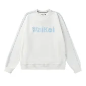 Свитшот Wai Kei With Stripes On Sleeves "White"