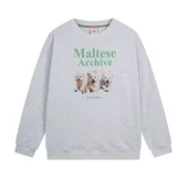 Свитшот Wai Kei Three Dogs "Light Gray"