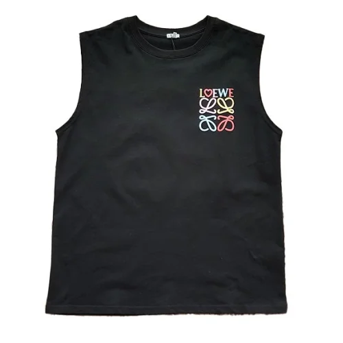 Майка Loewe Multicolored Emblem "Black"