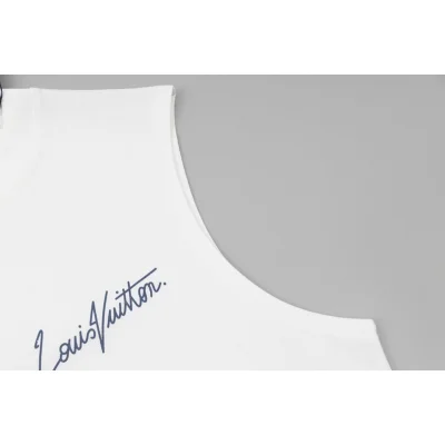 Майка Louis Vuitton With Brand Logo And Pumpkin Print "White" фото № 4