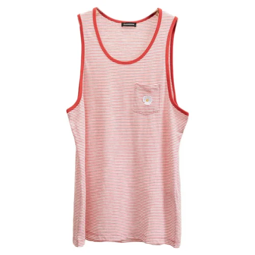 Майка Peaceminusone Chamomile "White/Red"