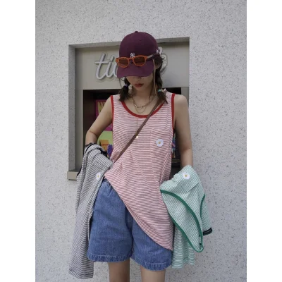 Майка Peaceminusone Chamomile "White/Red" фото № 4 Майка Peaceminusone Chamomile "White/Red" фото № 4