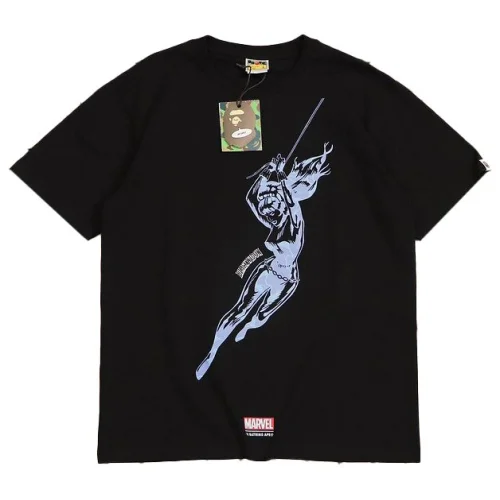 Футболка A Bathing Ape Marvel Black Widow "Black"