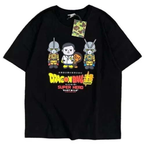 Футболка A Bathing Ape Super Hero "Black"