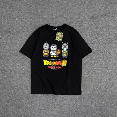 Футболка A Bathing Ape Super Hero "Black" фото № 2