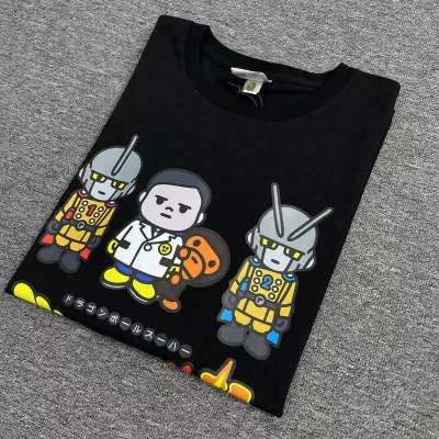 Футболка A Bathing Ape Super Hero "Black" фото № 6