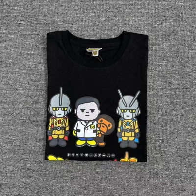 Футболка A Bathing Ape Super Hero "Black" фото № 7