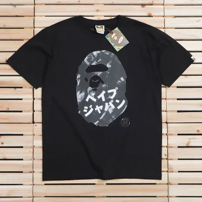 Футболка A Bathing Ape Hieroglyphs "Black" фото № 2