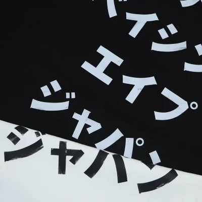 Футболка A Bathing Ape Hieroglyphs "Black" фото № 5