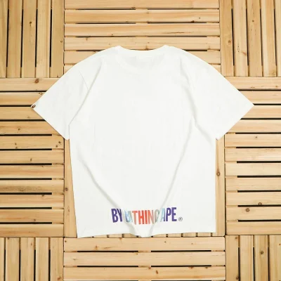 Футболка A Bathing Ape Star Print "White" фото № 2