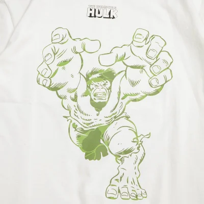 Футболка A Bathing Ape Marvel Halk "White" фото № 3