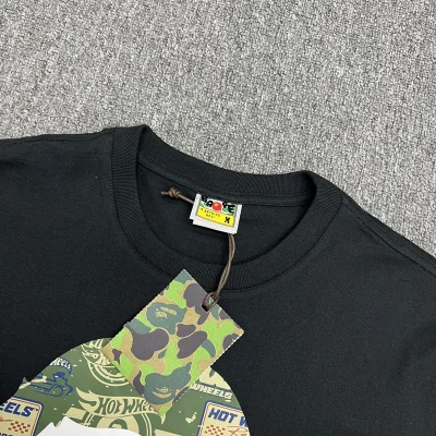 Футболка A Bathing Ape Hot Wheels "Black" фото № 3