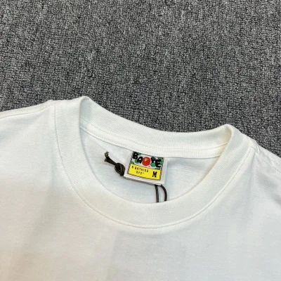 Футболка A Bathing Ape With Graphic Print "White/Blue" фото № 5