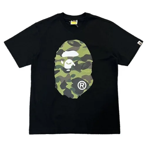 Футболка A Bathing Ape Standard Print-Logo "Black/Green"