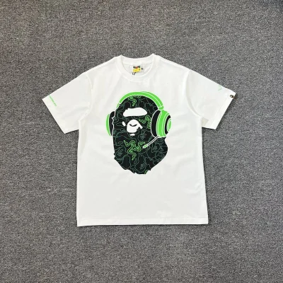 Футболка A Bthing Ape X Razer Gaming "White" фото № 2