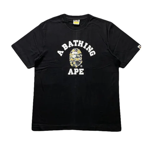 Футболка A Bathing Ape Monkey Coloring "Black"