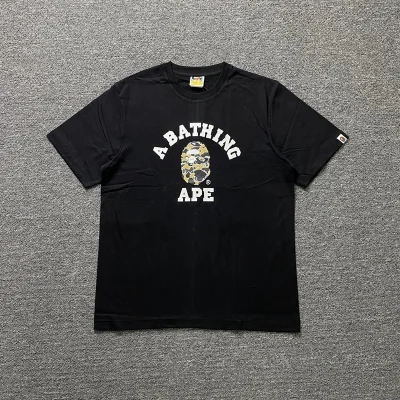Футболка A Bathing Ape Monkey Coloring "Black" фото № 5