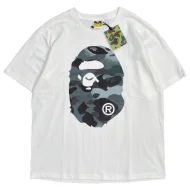 Футболка A Bathing Ape Gray Print "White"