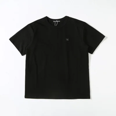 Футболка Acne Studios Cotton With An Emblem "Black" фото № 2