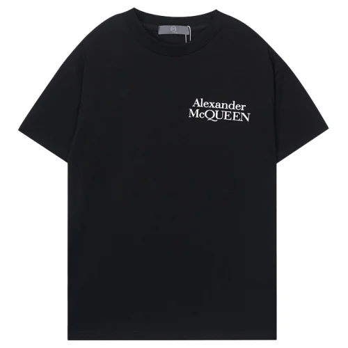Футболка Alexander Mcqueen With Beautiful Text Logo "Black"
