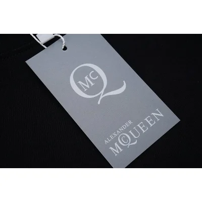 Футболка Alexander Mcqueen With Beautiful Text Logo "Black" фото № 6