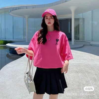 Футболка AMI Intense Color "Pink" фото № 4 Футболка AMI Intense Color "Pink" фото № 4