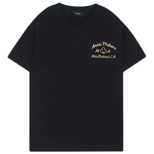 Футболка Amiri Back Inscription Amiri Motors "Black"