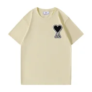 Футболка Amiri With A Letter Connected To The Heart "Cream"