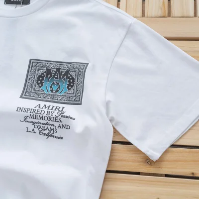 Футболка Amiri Memories - Text "White" фото № 2