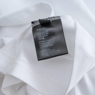 Футболка Amiri Memories - Text "White" фото № 6