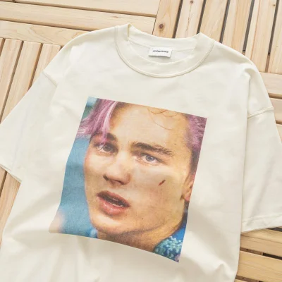 Футболка Arnodefrance With An Actor Print "Cream" фото № 5