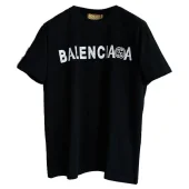 Футболка Balenciaga X Gucci With Plain Logo Print "Black"