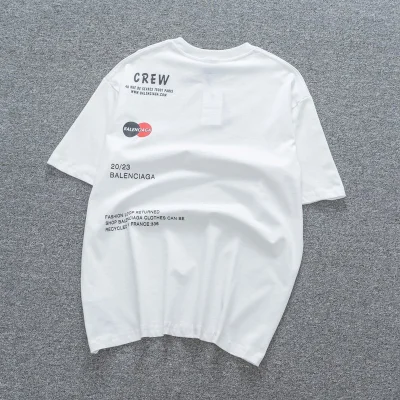 Футболка Balenciaga Crew "White" фото № 2