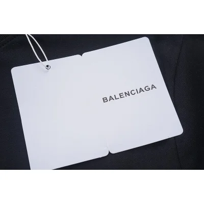 Футболка Balenciaga Side Labels Front Logo "Black" фото № 5