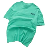 Футболка Balenciaga Small Text On Chest Print On The Back "Green"