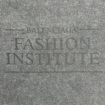 Футболка Balenciaga Fashion Institute "Gray" фото № 5