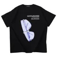 Футболка Balenciaga Sunglasses Front Print "Black"