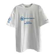Футболка Balenciaga Small Logo With Corn "White"